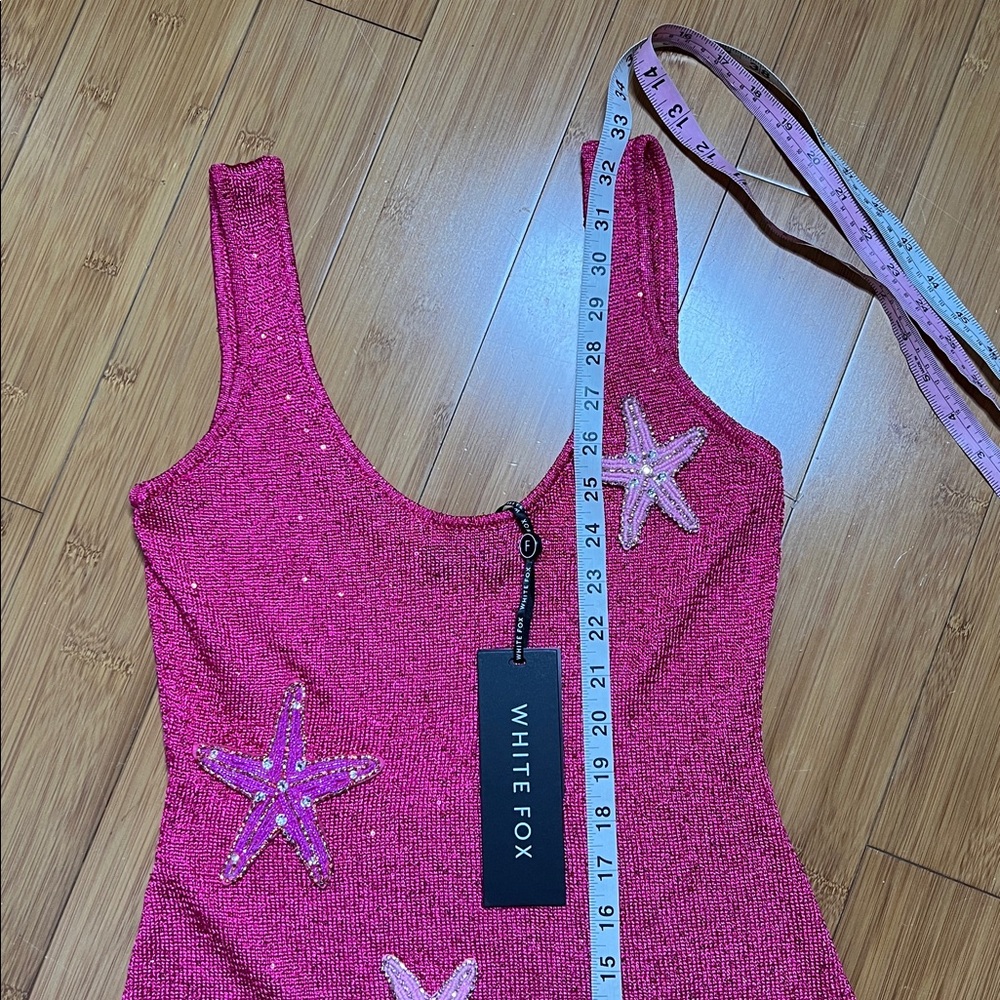 NWT White Fox Boutique Gen Z Love Sequin Knit Mini Dress medium - Picture 11 of 12